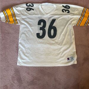 Champion White Athletic Jersey Jerome Bettis Pittsburgh Steelers